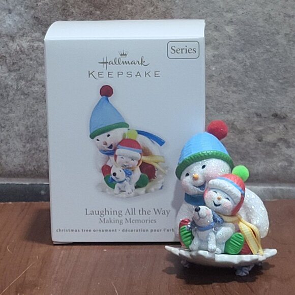 Hallmark Laughing All The Way Making Memories 2011 Christmas Ornament - Picture 1 of 12